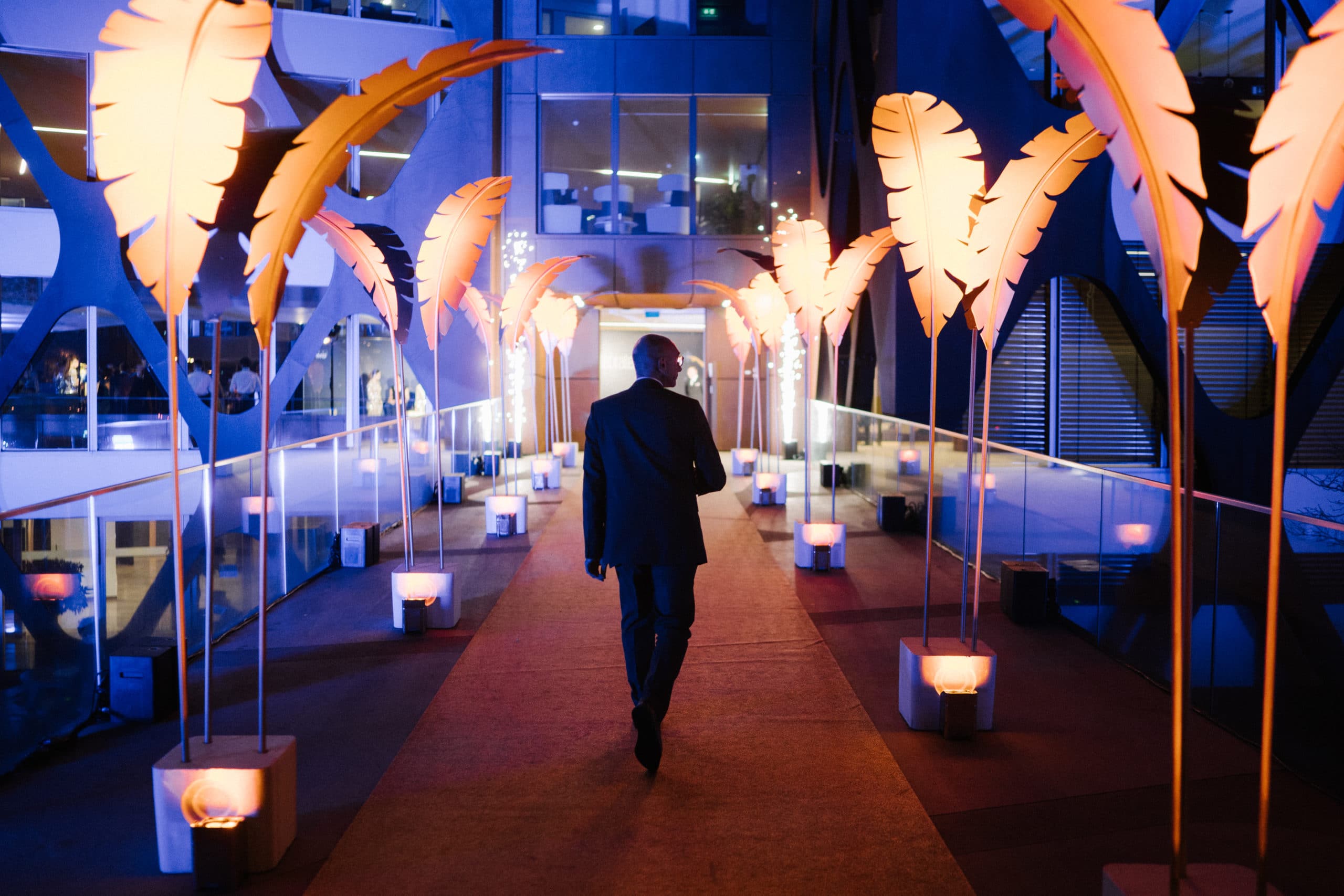 Shine a light event agency Luxembourg - Creates immersives experiences - KPMG Anniversary