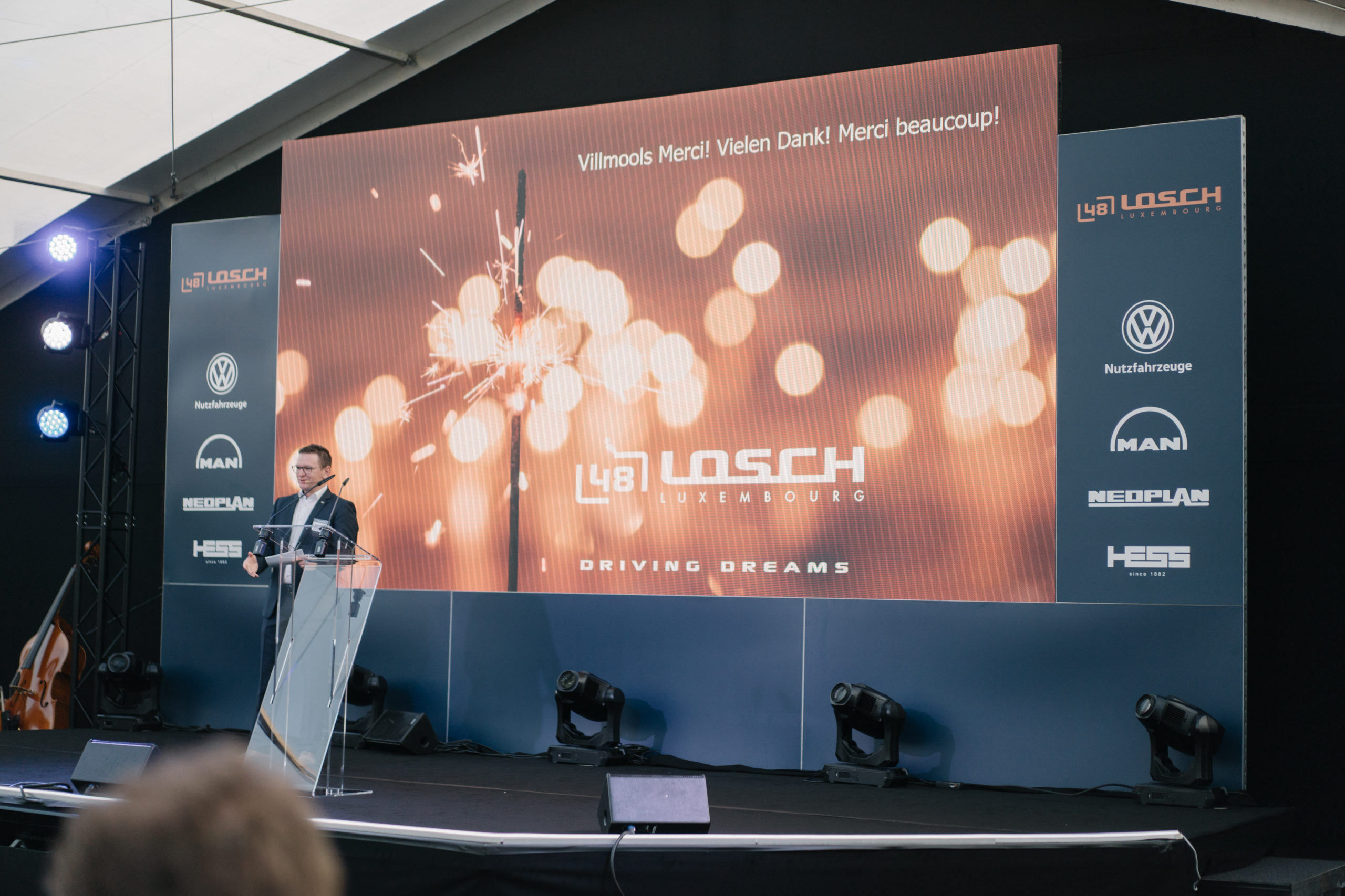Shine a light agence évènementielle luxembourg - créateur d'expériences immersives - Inauguration concession Losch LTVB